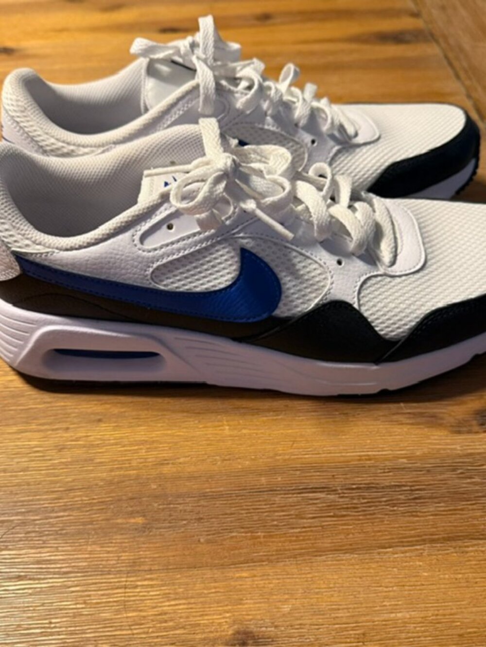 Nike Air Max SC White Black Game Royal Men's Size 9.5